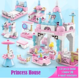 KID087 Mini Building Blocks 7-in-1 Princess House