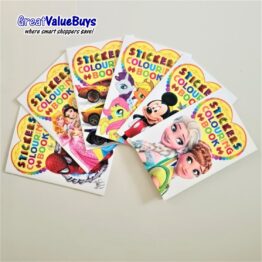 A5 colouring book stickers stationery children goody goodies gift