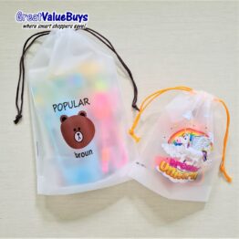 KID121 KID122 Waterproof drawstring bag 3 logo